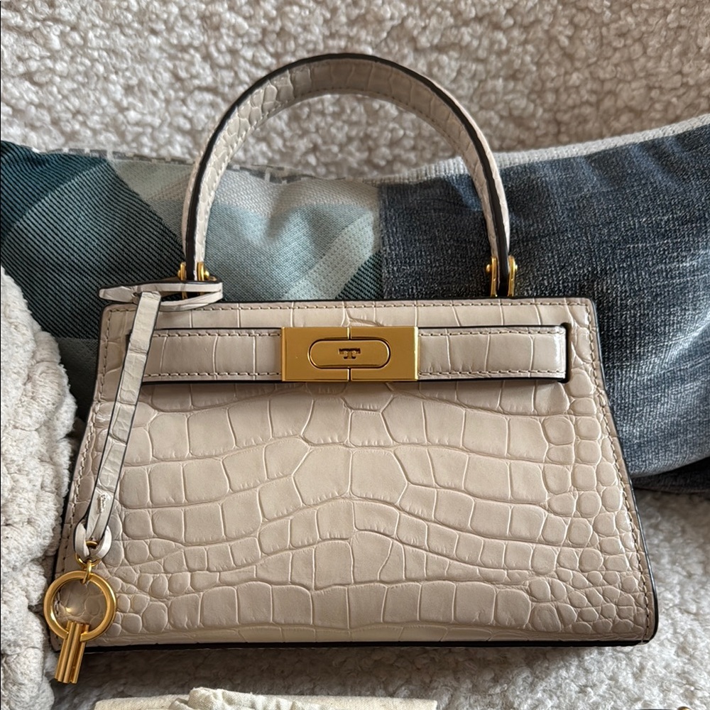 Tory Burch Radziwill Croc Mini Handbag